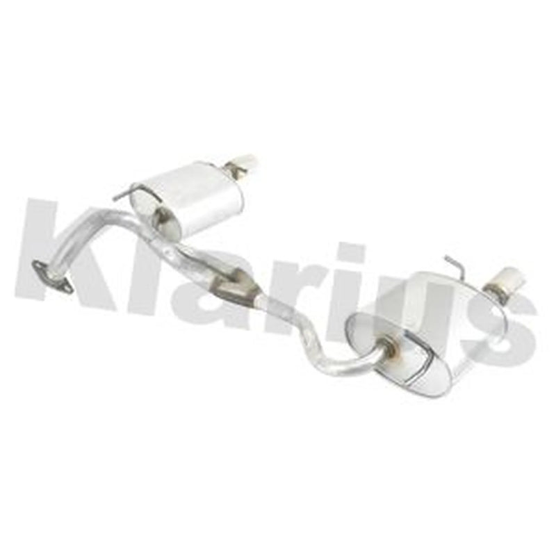 Klarius Box With Tail Pipe Rear fits Hyundai Coupe II 2001-2009 2.0