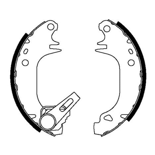 Mintex Brake Shoe Set Axle Kit fits Citroën Ax 1987-1997 1.4