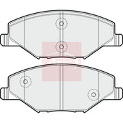 Apec Front Brake Pad Set fits Skoda Fabia II 2011-2014 1.2