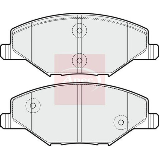 Apec Front Brake Pad Set PAD1958