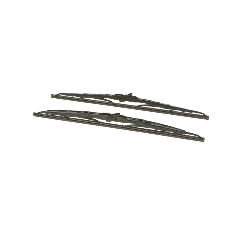 Bosch Front & Rear Super Plus Wiper Blade Set fits Renault Clio I 1996-1998 1.9