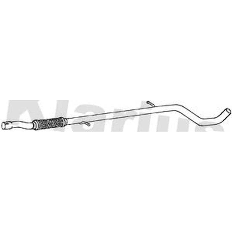Klarius Exhaust Pipe OD fits Fiat 500 2007 on 1.3