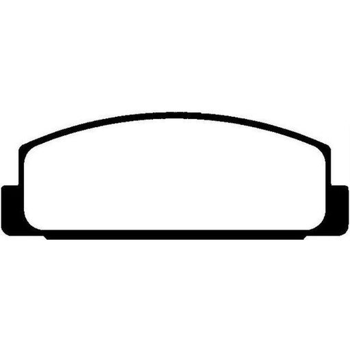 Abtex Rear Brake Pad Set fits Mazda 323 C 1993-1994 1.8