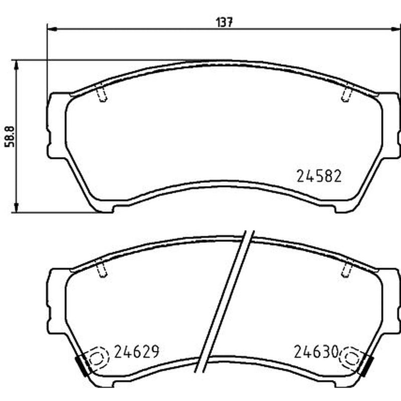 Mintex Front Brake Discs & Pads fits Mazda 6 2007-2013 1.8 2.0 2.2 2.5