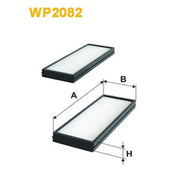 WIX Cabin Air Filter (Pollen Filter) WP2082