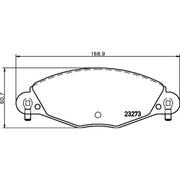 DON Front Brake Pad Set fits Citroën C5 I 2001-2004 2.2 3.0
