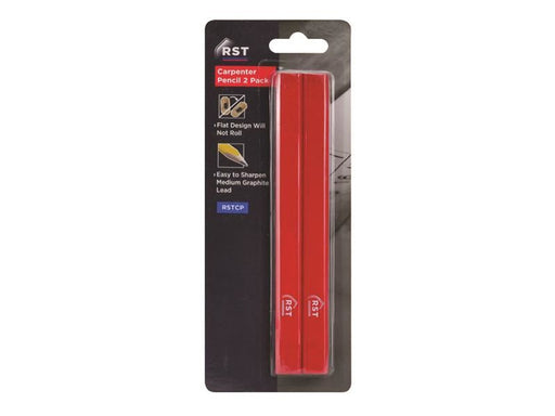 R.S.T. Carpenter's Pencils (Pack 2) R.S.T. - Dynamic Drive