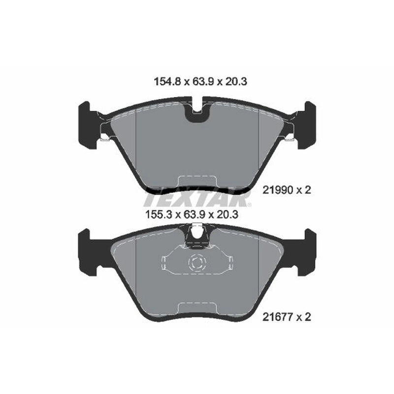 Textar Front Brake Pad Set 2199003
