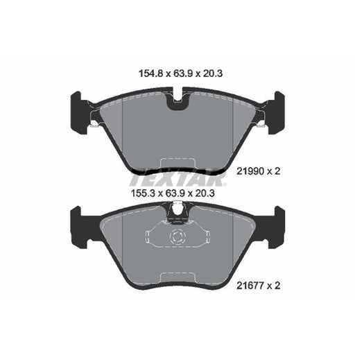 Textar Front Brake Pad Set 2199003