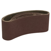 Sealey 76 x 457mm Sanding Belt 120Grit - Pack of 5 SB120457 Sealey - Dynamic Drive