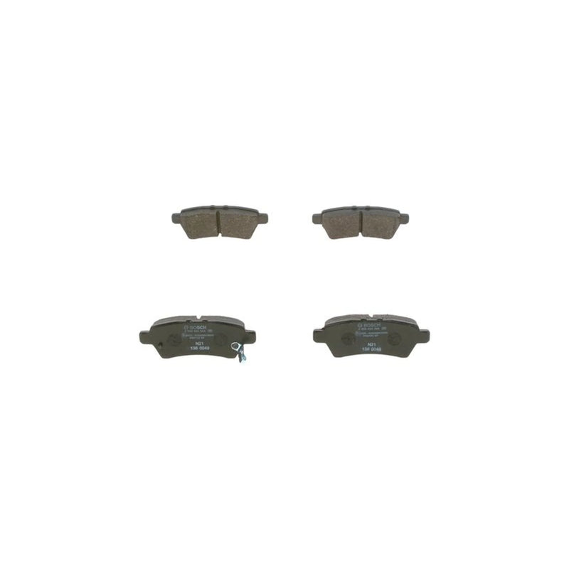 Bosch Front & Rear Pads fits Nissan Pathfinder III 2005-2010 2.5 4.0