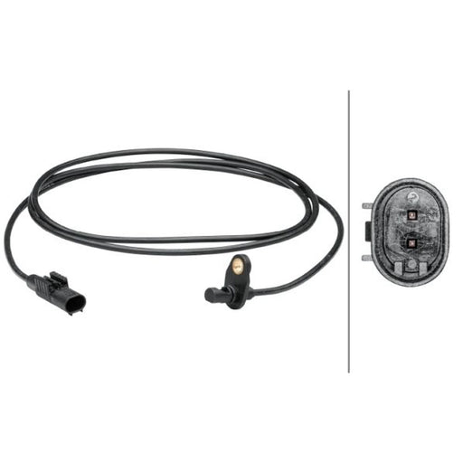 Hella ABS Wheel Speed Sensor Rear fits Mercedes-Benz Chassis 2006-2018