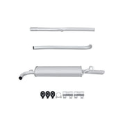 Hella End Silencer Rear fits Fiat Seicento / 600 1998-2010 1.1