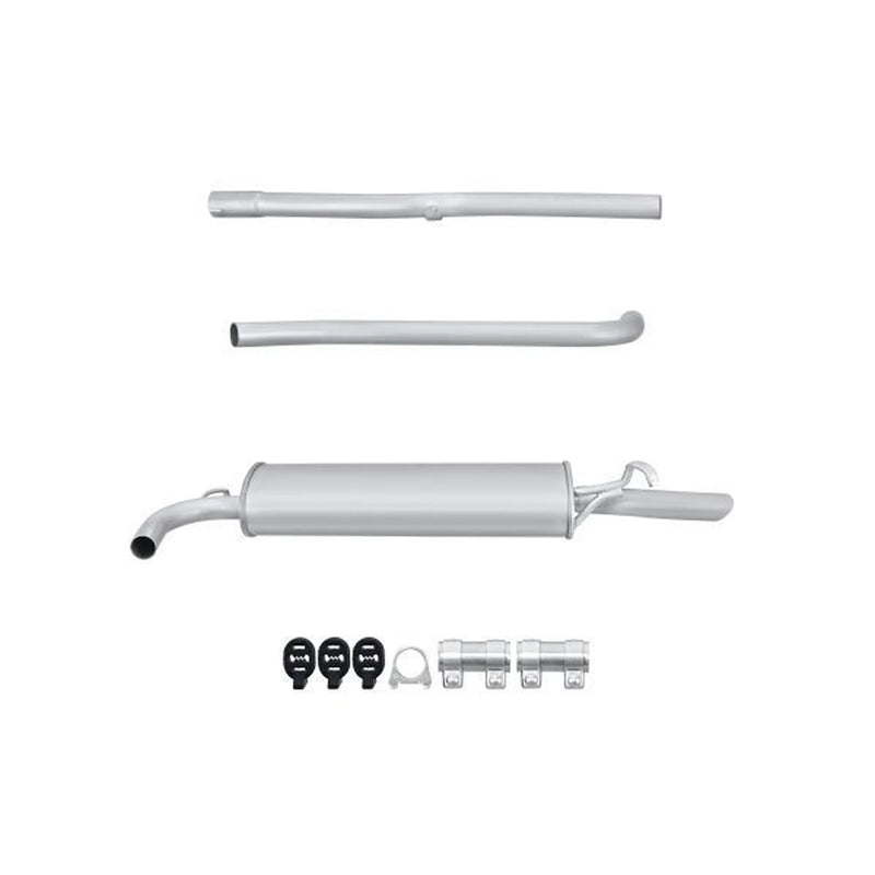 Hella End Silencer Rear fits Fiat Seicento / 600 1998-2010 1.1