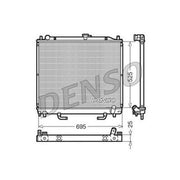 Denso Engine Radiator fits Mitsubishi Pajero/Shogun Canvas Top 2000-2006 3.2