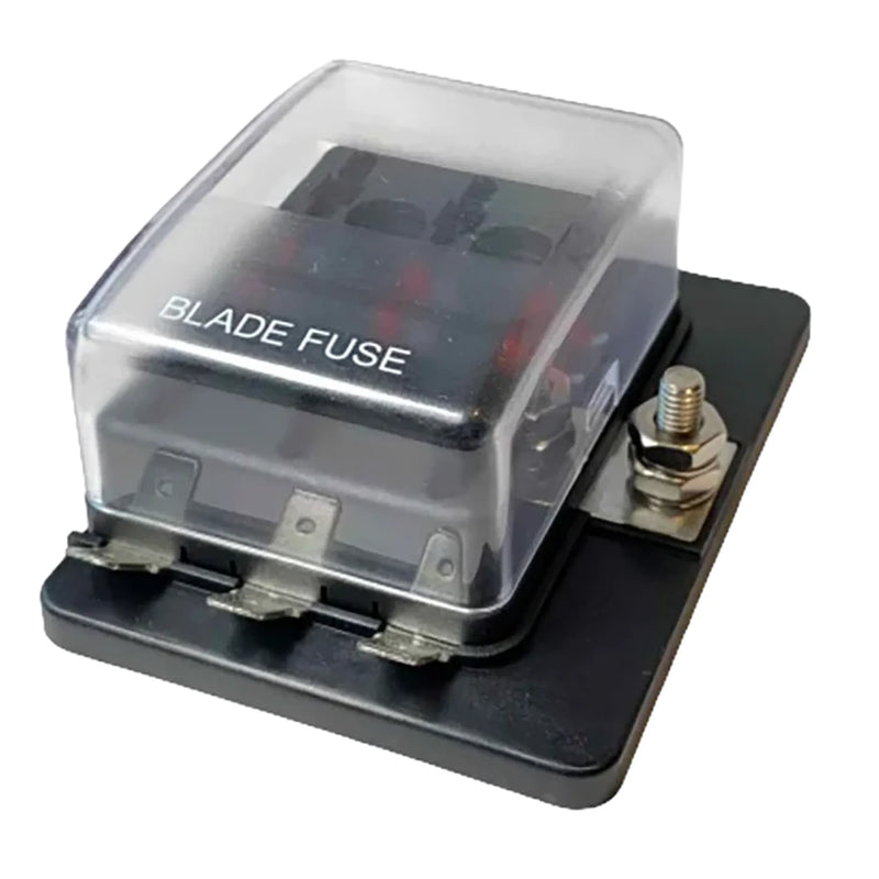 Unbranded 6 Fuse ATC Block with Red Indicators, 32V DC