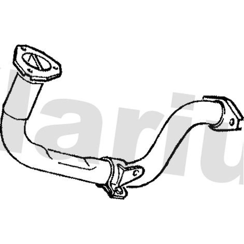 Klarius Exhaust Pipe OD fits Peugeot 205 1987-1998 1.0 1.1