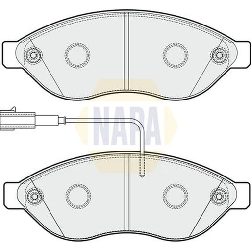 NAPA Front Brake Pad Set NBP1453