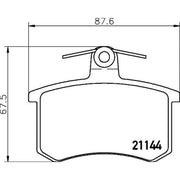 Mintex Rear Brake Pad Set MDB1191
