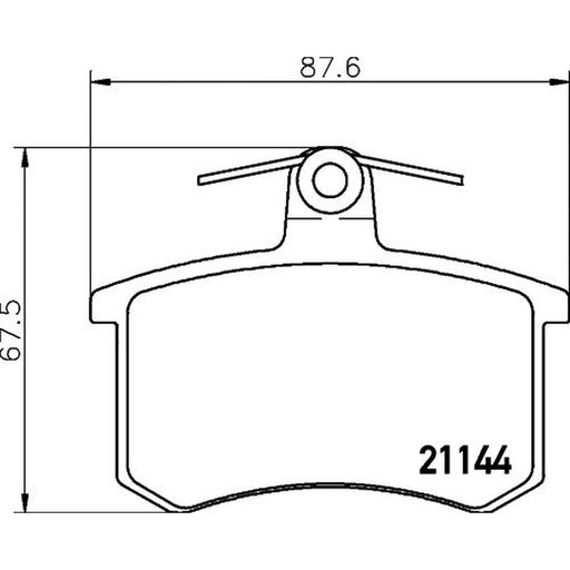 Mintex Rear Brake Pad Set MDB1191