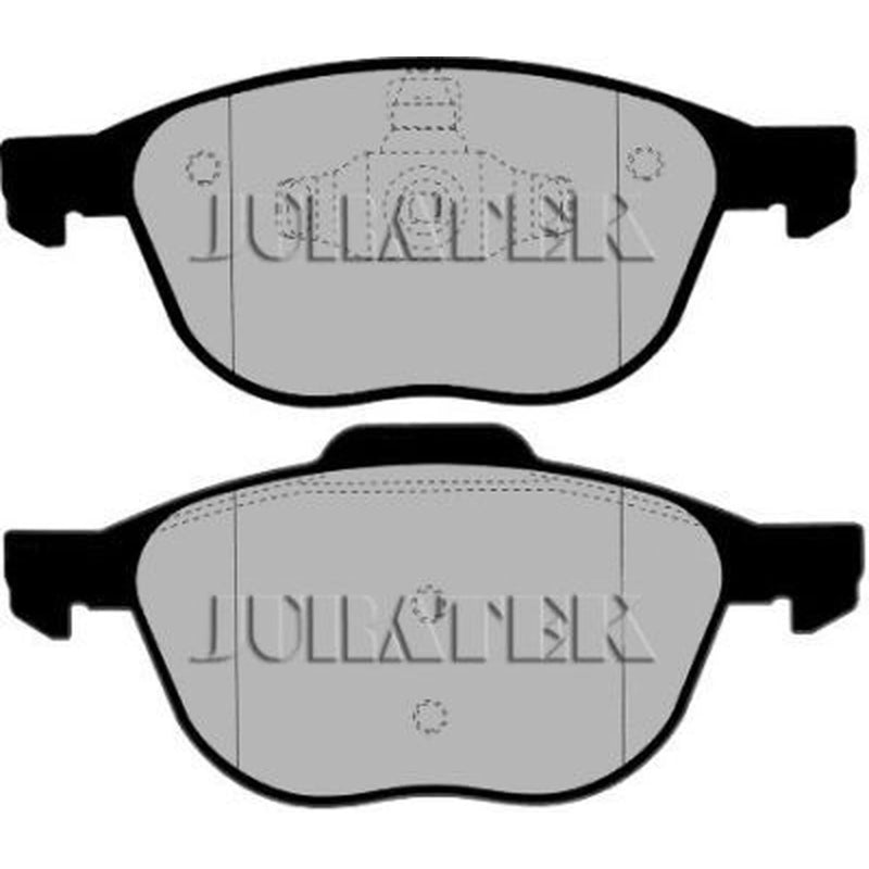 Juratek Front Brake Vented Discs & Pads fits Ford Ecosport 2012-2022 1.0 1.5 1.6