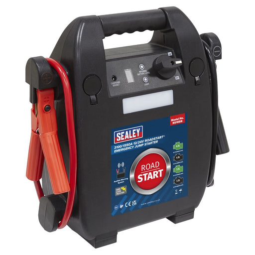 Sealey RoadStartï Emergency Jump Starter 12/24V 6L 8-Cylinder RS105B Sealey - Dynamic Drive