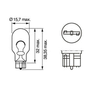 Bosch Car Light Bulb HID (high-pressure discharge tube) W2.1x9.5d 12V 16W