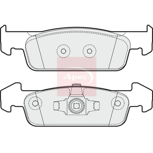 Apec Front Brake Pad Set PAD1945