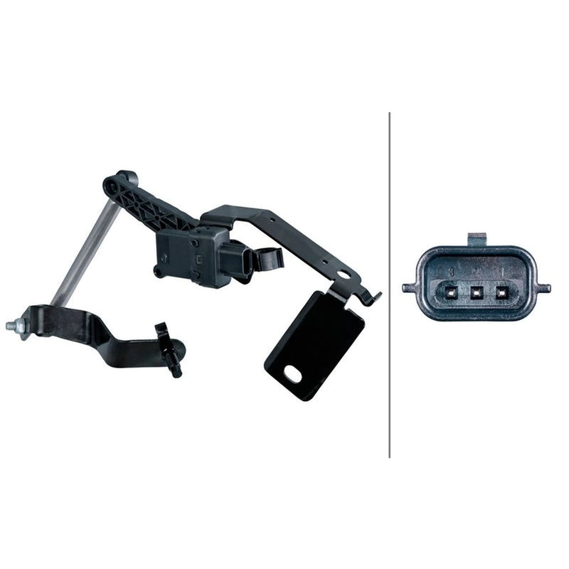Hella Headlight Levelling Sensor Front Connectors V 6PM 011 526-161