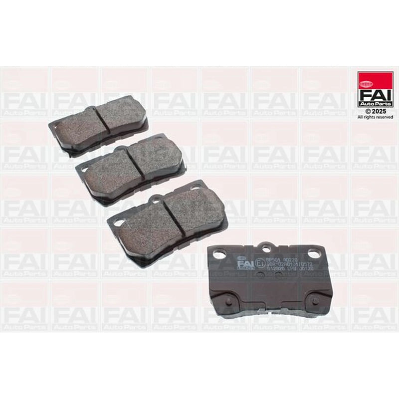 FAI Rear Brake Pad Set fits Lexus Gs 2005-2011