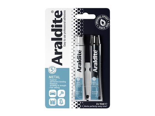 Araldite Steel Epoxy 2 x 15ml Tubes Araldite� - NN4 Online