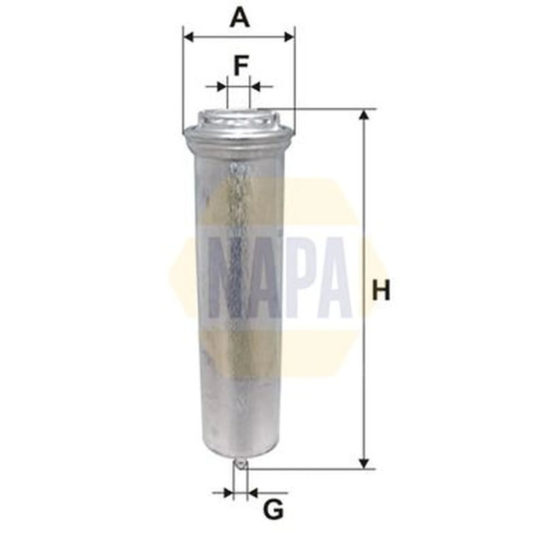 NAPA Fuel Filter Element fits Alpina D3 2005-2013 2.0