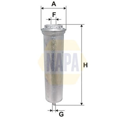 NAPA Fuel Filter Element fits Alpina D3 2005-2013 2.0