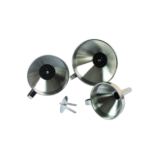 Laser Stainless Steel Funnel Set 3pc 7099 Laser - Dynamic Drive