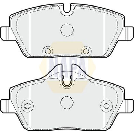 NAPA Front Brake Pad Set NBP1663