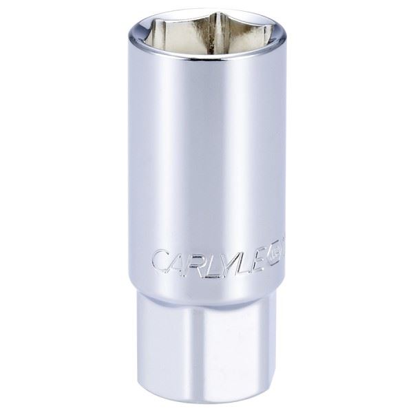 Carlyle Tools Socket - Spark Plug Sae - Rubber Insert Standard - 1/2In. - image 1