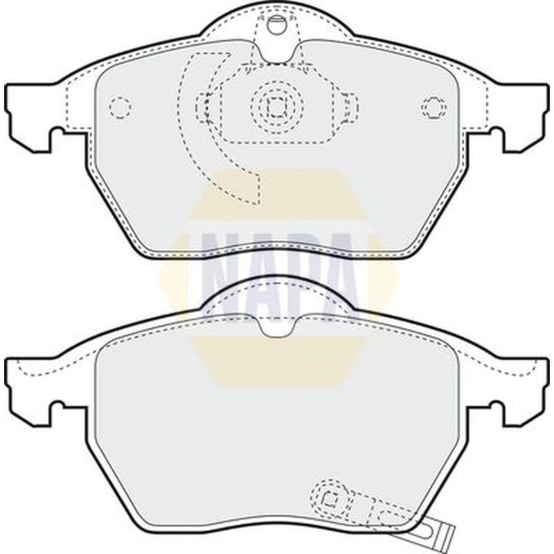 NAPA Front Brake Pad Set NBP1238