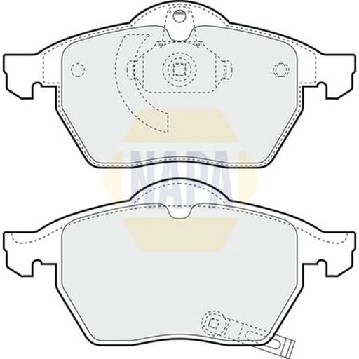 NAPA Front Brake Pad Set NBP1238