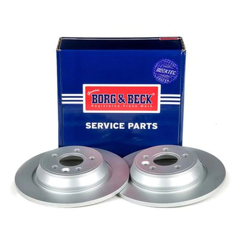 Borg & Beck Front & Rear Brake Discs & Pads fits Ford Focus II 2009-2011 2.5