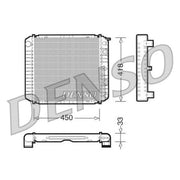 Denso Engine Radiator DRM33005