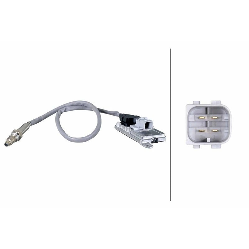 Hella NOx Nitrogen Oxide Sensor Exhaust Pin fits Mercedes-Benz MP5 2011 on