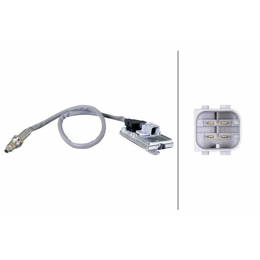 Hella NOx Nitrogen Oxide Sensor Exhaust Pin fits Mercedes-Benz MP5 2011 on