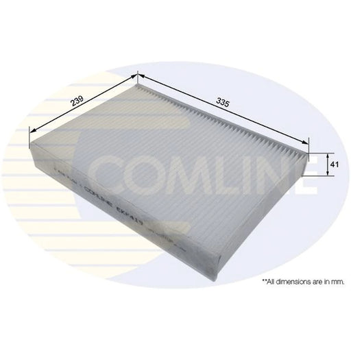 Comline Cabin Air Filter (Pollen Filter) fits Volvo ES90 2025 on
