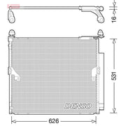 Denso Air Conditioning Condenser DCN50038