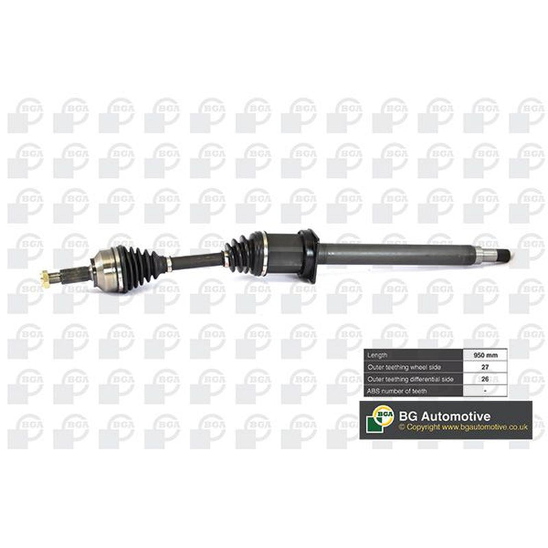 BGA CV Drive Shaft Driveshaft Front Right fits Jaguar X-Type I 2002-2009