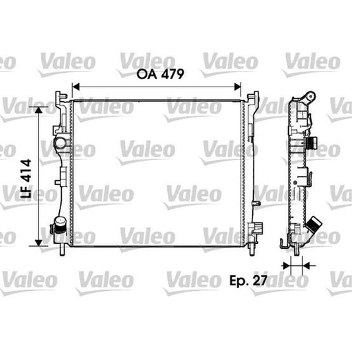 Valeo Engine Radiator 732960
