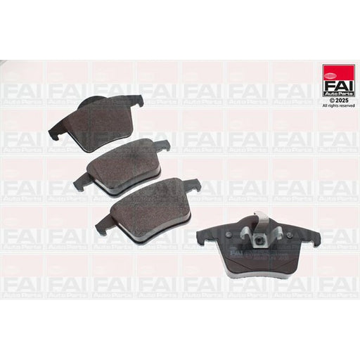 FAI Rear Brake Pad Set fits Volvo XC90 I 2002-2014 2.5 3.2
