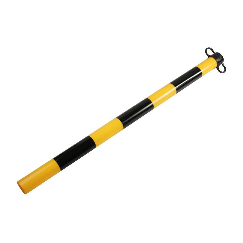 Laser Chain Support Post with Cap (Black/Yellow) 61607 Laser - Dynamic Drive