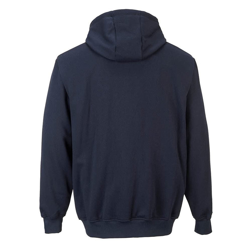 Portwest Fr Zip Front Hooded Sweatshirt L Portwest - Dynamic Drive