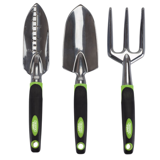 Draper Aluminium Hand Fork and Trowel Set (3 Piece) 08992 Draper - Dynamic Drive